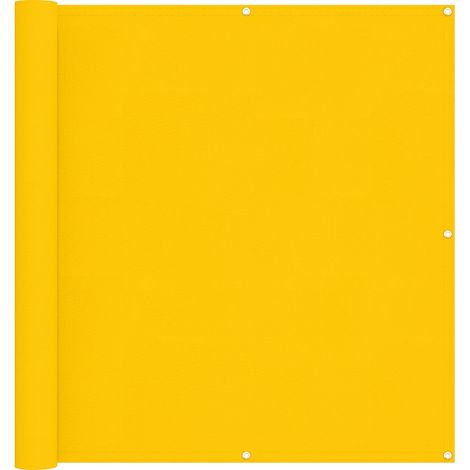 Balkonsichtschutz Gelb 110 x 1000 cm Oxford-Stoff vidaXL