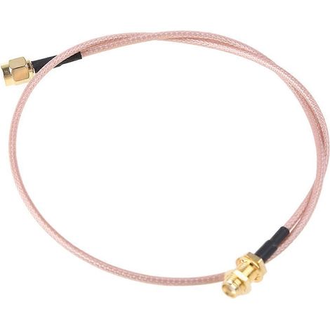 Câble RG316 de 50 cm avec connecteur SMA mâle et prise SMA femelle, câble adaptateur 20" FPV et autres (1/4)