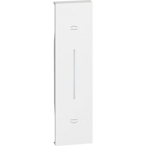 Bticino Cover bianca illuminabile per pulsante interbloccato K4037N - KW05