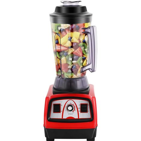 Blender, 2 200 W, 4 litres, mixeur puissant avec agitateur, mixeur de cuisine, 9 vitesses réglables, pour la maison, le restaurant (1/5)