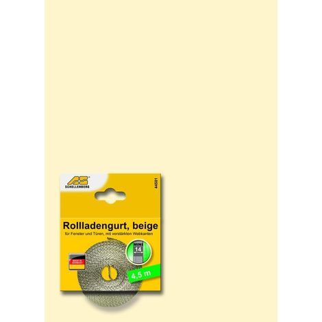 Schellenberg Courroie de volet roulant 14mm/4,5m beige - 44501 (1/2)