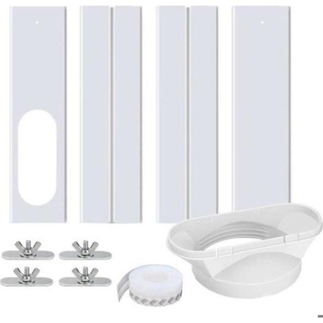 Kit fenêtre climatiseur portable - Joint réglable 135mm - Adaptateur pour unité AC (1/5)