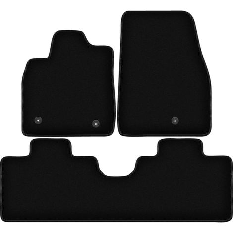 Tapis de sol en velours noir BASIC pour : Ford Mustang Mach-e 0 (2020-)