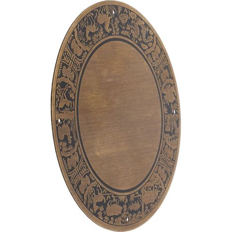 NUOBESTY Plateau de table console en laiton, motif zodiaque (1/5)