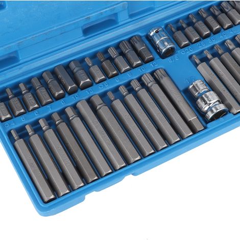 Kompletter Satz HMT-Steckschlüssel der Serie 3 mit Werkzeugkoffer für die Wartung und Reparatur von Kraftfahrzeugen (1/2 Zoll und 3/8 Zoll Vierkantaufnahme). (1/5)