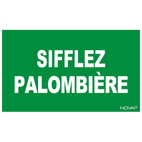Panneau Sifflez palombières - Rigide 330x200mm - 4160641