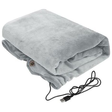-Usb Chauffage Électrique Réchauffement Châle Lap Couverture Chauffante Jeter Couverture Chaude Maison (1/4)