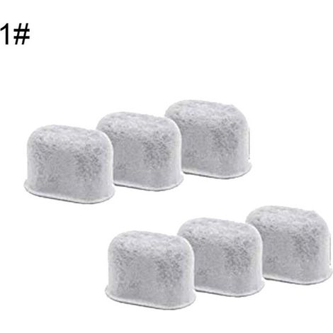 Filtro de carbón activado para cafetera, filtro de agua de carbón vegetal - 6 unidades