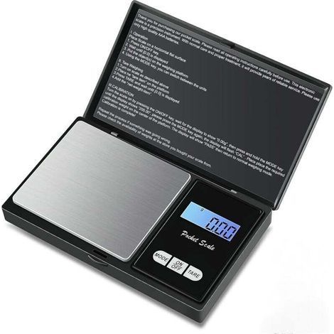 Precision Scale 500g/0.01g, Pocket Scale with Backlit LCD Display (7 Units) - Small Jewelry Scale, High Precision Kitchen Scale, Digital Scale with 【Function】XXW (1/4)