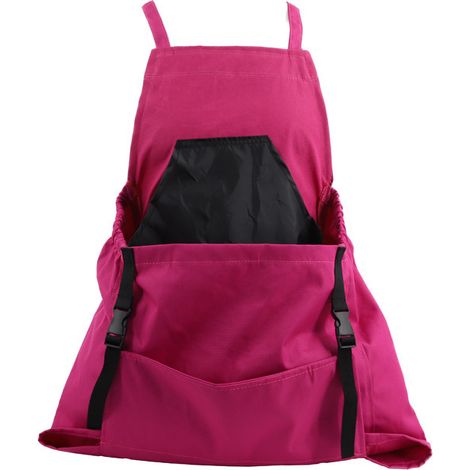 Cross Back Gardening Apron With Pockets For Women & Men  Harvest Apron with Large Kangaroo Pouch
