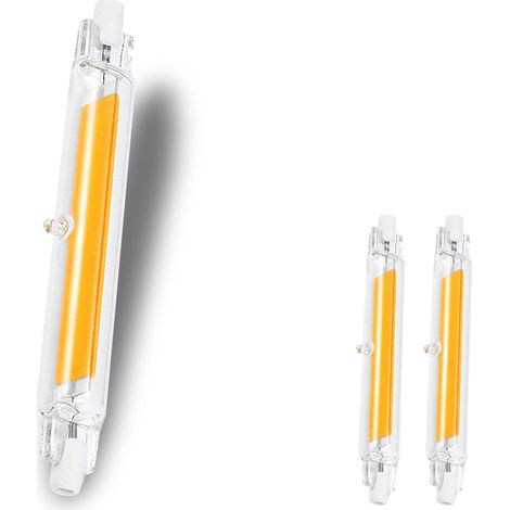 Lampadine LED R7S 118mm, dimmerabili, 20W, bianco caldo 3000K 2000lm, 220-240V AC, illuminazione a 360°, confezione da 2