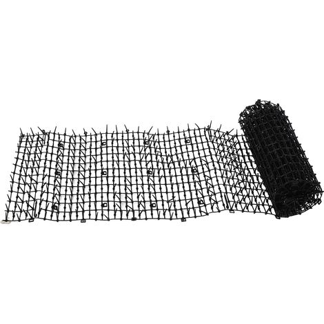 Tapis anti-chats écologique et sûr pour chiens, tapis à picots anti-excréments d'animaux domestiques pour l'intérieur, l'extérieur et le jardin (noir) (1/5)