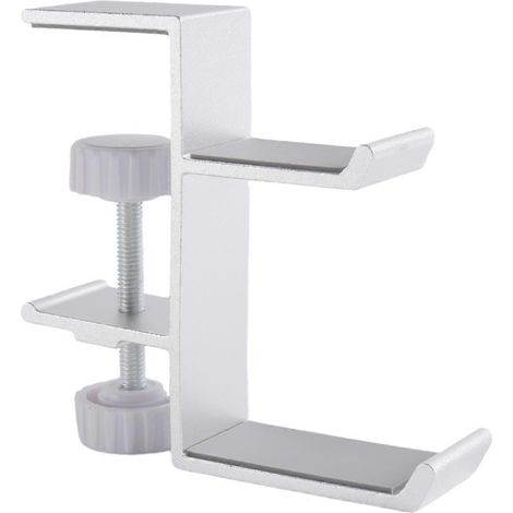 Crochets de suspension réglables pour bureau, support de sac à suspendre côté table, argenté-- (1/5)