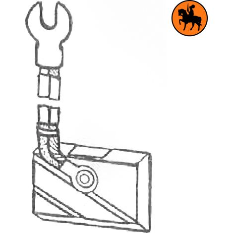 Ensemble de 4 balais de charbon TOYOTA 14336-10332 12,5x40x25,4mm