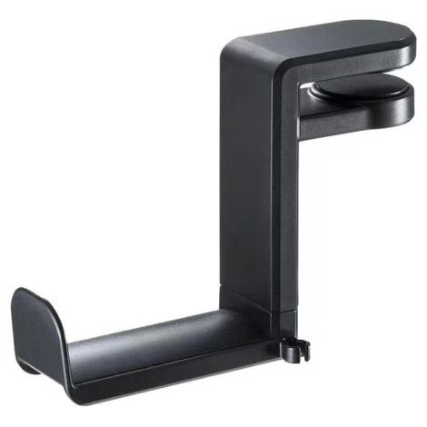 BUNTHAUS Support pour casque avec support pivotant à 360° + pince à ressort réglable, support pour casque de bureau (1/4)