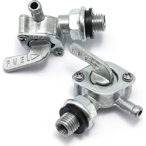 Lot de 2 M10 x 1.25 Robinet de Réservoir d'Essence groupe électrogène à essence, Pompe à Essence Valve de Commutateur de Carburant de Réservoir de Gaz 950 (1/3)