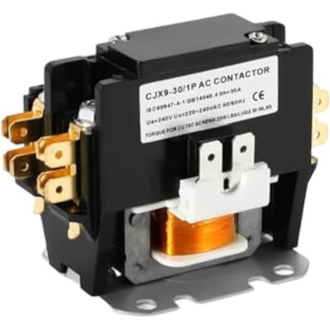 Contacteur de moteur à bobine 220 V fiable pour moteur de climatisation (1P 32 A 220 V) (1/3)