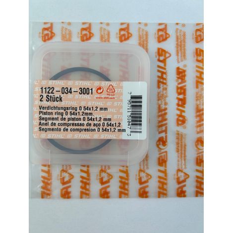 2x STIHL original Kolbenringe 11220343001 54x1,2mm 54x1,2mm 066 MS660