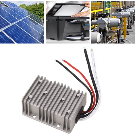 Transformateur abaisseur haute puissance WG-48S1240 480 W 40 A : module étanche 36/48 V CC vers 12 V CC (IP67) (1/5)