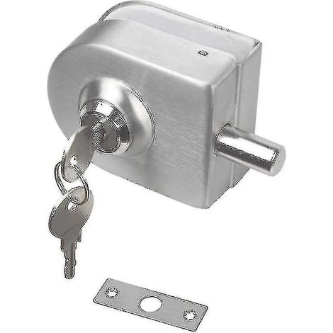 Serrure de porte en verre en acier inoxydable-AquaForge
