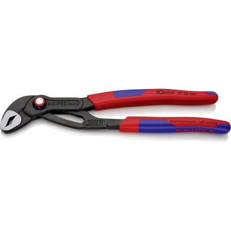 Pinza poligrip Knipex Cobra QuickSet 250 mm – Acciaio al cromo vanadio – Campo di serraggio 50 mm – Regolazione rapida per spazi ristretti (1/5)