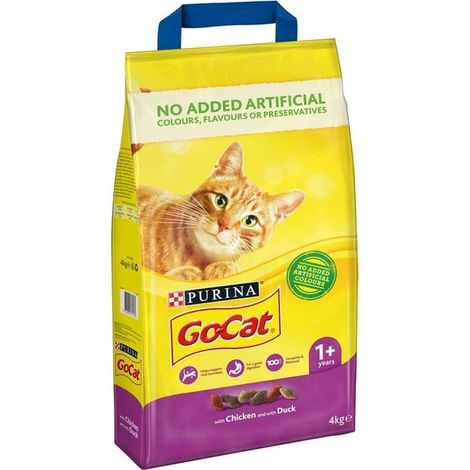 Go Cat Comp Vitality Plus Chicken and Duck 4kg - PK 2 - 721596 (1/2)