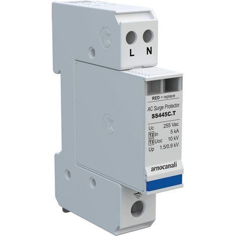 Arnocanali SS445.2C Enerpro Compatto 2 Moduli, Classe di Riferimento T2 per Reti Tt - Tn, Multicolore (1/4)