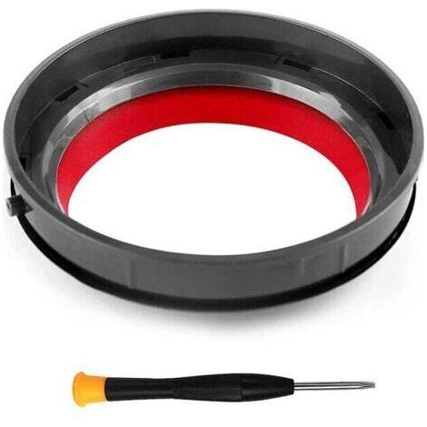 Joint D'étanchéité Fixe, Joints Fixes Compatible Avec Dyson V10/SV12, Aspirateur Pièces de Réparation et Remplacements Accessoires, Avec tournevis, (1/4)
