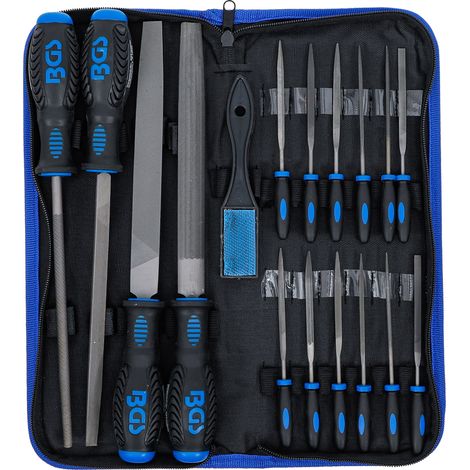 Juego de limas Bgs Technic 17 piezas 320 mm 150 mm (1/4)