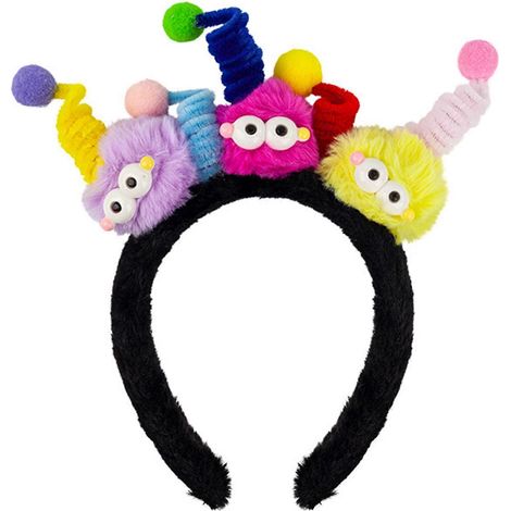 Chapeau pompon fantaisie, bandeau, haut-de-forme, décoration de gâteau d'anniversaire faite main, compatible avec les bandeaux pour femmes, accessoire de tête, art d'anniversaire (1/5)