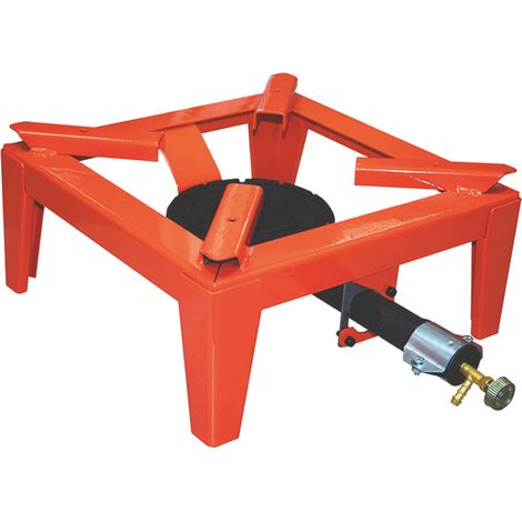 FORNELLONE A GAS PESANTE 'DAVIL' cm 38,5 x 38,5 - (spes. 2,5 mm) - bruciatore 8,5 kw- 2 pezzi - PALUMBO
