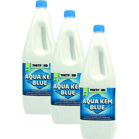 PACK THETFORD 3x Aqua-Kem Bleu Additif Sanitaire Toilette Portable Camping (1/2)