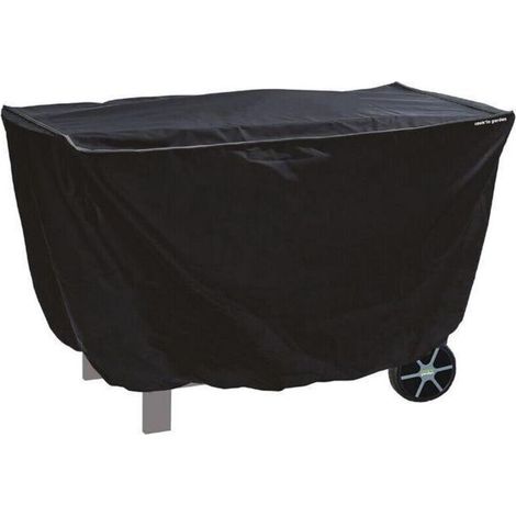 Housse pour barbecue/plancha - Rectangulaire - Déperlante et imperméable - Dimensions: L.125xl.60xH.80cm (moyenne) - Noir (1/4)