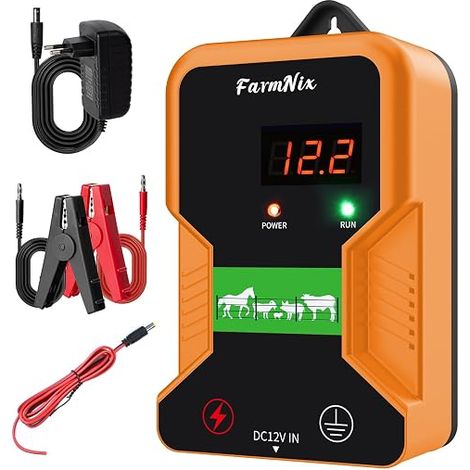 Electric Fence for Animals, 15 KM, 12 V, 2 Joules (1/5)