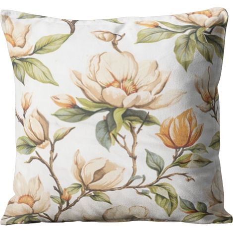 FEDERA 40x40 JASKIEK PER CUSCINO 100% COTONE POLACCO SPESSO DI ALTA QUALITÀ CON FIORI