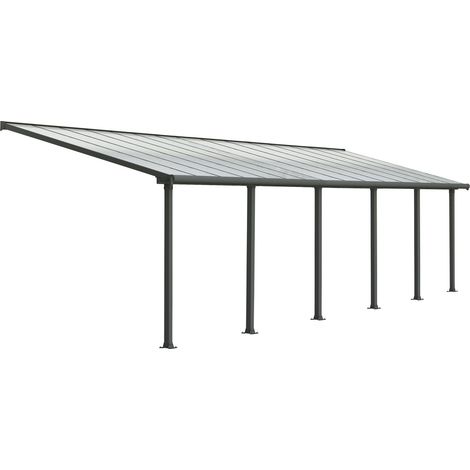 Pergola 27.3m² gris anthracite - Palram - 704358 (1/5)
