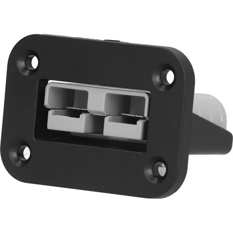 Connecteur de charge de batterie ABS noir 50A encastrable kit de montage pour camping-car bateau camion chariot élévateur (1/5)