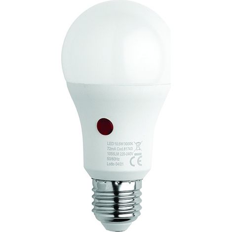 LAMPADA LED MAURER SENSORE CREPUSCOLARE E27 10,5W 1055L 3000K L.CALDA