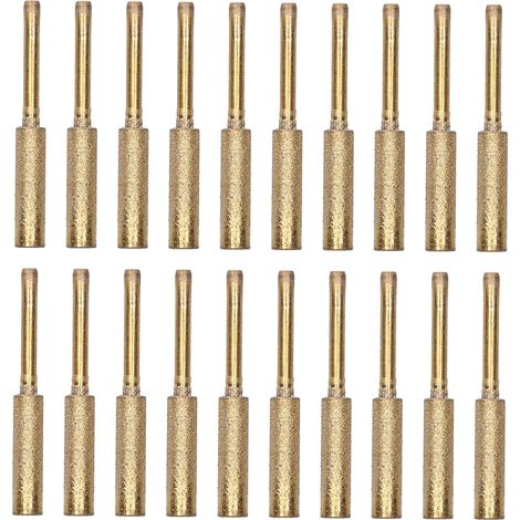 20 Pièces Disques de Meulage pour Affûteuse de Chaîne de Tronçonneuse, Accessoires de Lime Ronde, Kit de Réaffûtage Diamètre 5.5mm