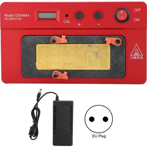 Station de Dessoudage à Chauffage Superposé PPD120X 3 en 1 pour iPhone X/XS/XSMAX, 110-220V EU (1/5)