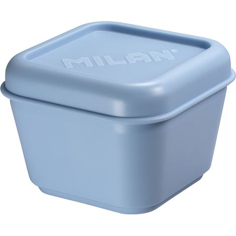 MILAN Lunchbehälter 0,33l - Blau, Quadratisch, BPA-frei (1/4)