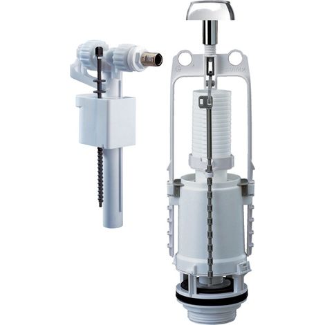 Komplettes Set für Spülkastenmechanismus Ancoflow, leisem, unterbrechbarem System