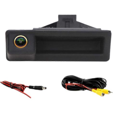 Caméra de recul AHD 1080p pour poignée de coffre, compatible avec les BMW Série 3, 5 et X5 (E90, E60, E70) (1/5)