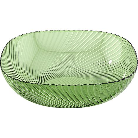 Bol à fruits de luxe exquis, capacité spacieuse, pièce maîtresse facile à nettoyer pour collations, bonbons, vert foncé (1/5)