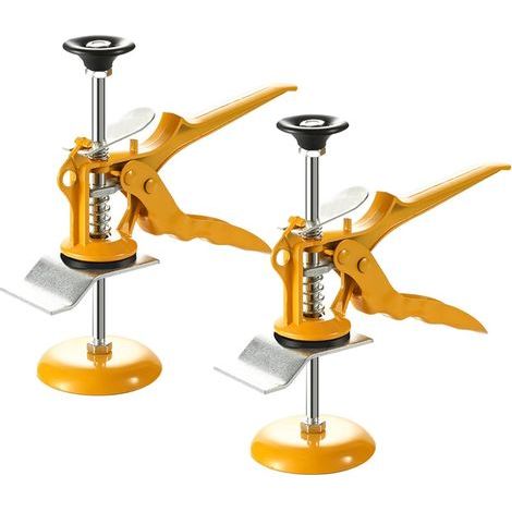 Stück – Verstellvorrichtung – Fliesenheber – Für Wand- und Bodenfliesen – Edelstahl – 10 cm Sockel (1/5)