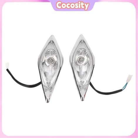 Phares LED, Phares de Moto à 3 Fils avec Projecteur Haute Transparence pour 50 70 110 125 150 200 250 4 Roues ATV Quad (1/4)