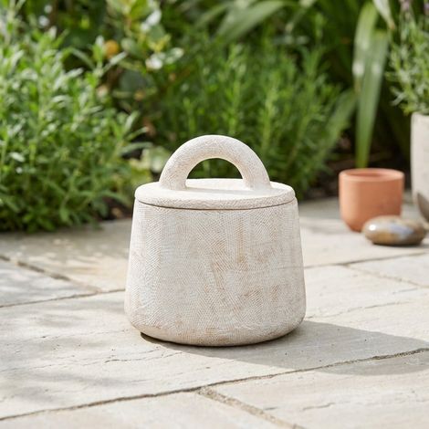 Contemporary Cement Storage Pot (1/2)