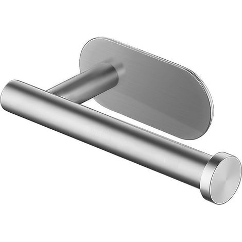 Porte-Papier Toilette, Support Papier Toilette Auto-Adhésif en Acier Inoxydable, Porte-Rouleau Papier Toilette Mural Support de Papier WC Pour Cuisine et Salle De Bain (1/5)