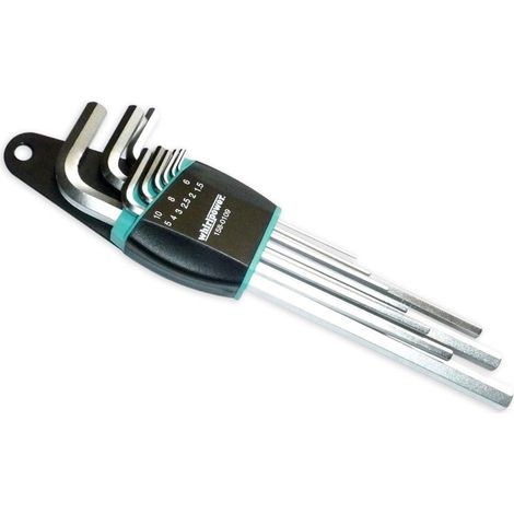 Set di chiavi a brugola maschio 6 punte metriche 1,5 a 10 mm - 9 pezzi