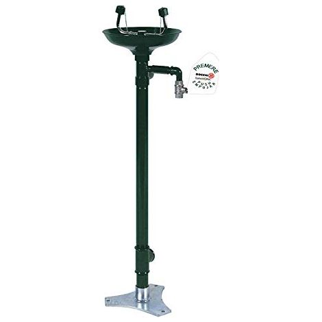 Piedistallo lavabo collirio d'emergenza lava occhi acciaio inox nofer art. SC380